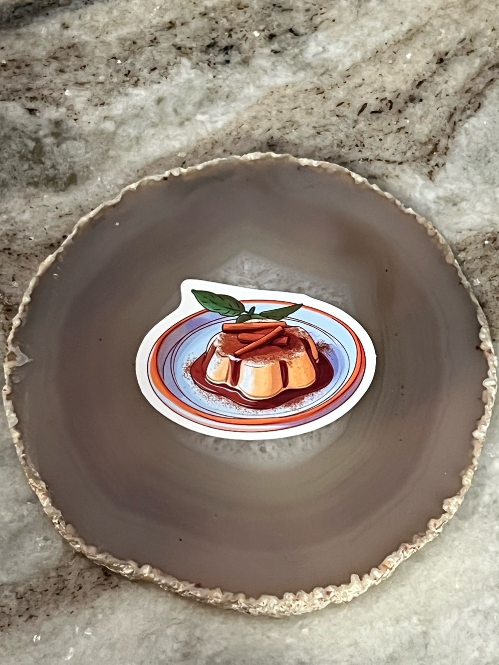 $5/10 Stickers- Tres Leches Flan Desert Sticker